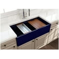 thumbnail image 5 of BOCCHI 1505-014-0120 Contempo Apron Step Rim Fireclay 36" Kitchen Sink Biscuit, 5 of 7