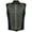 Black1, variant on Gothic Drummer Court Style Vest For Stage Performances And Themed Festival Events With Elegant Design Black2 S