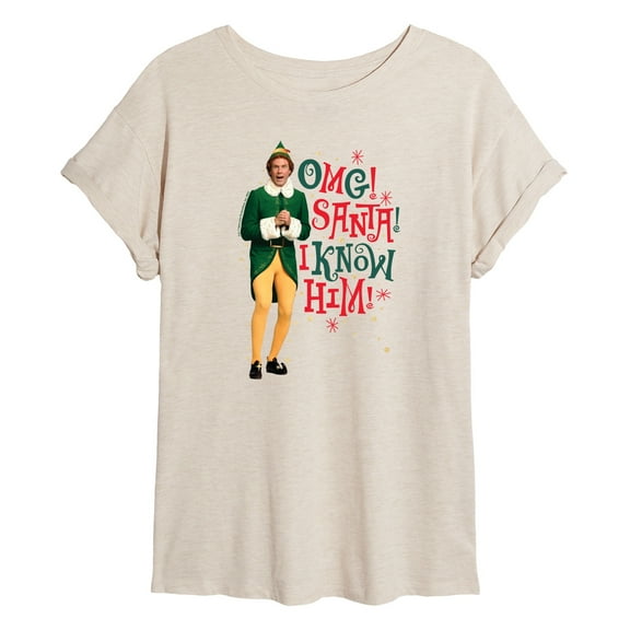 ELF - Omg I Know Him - Juniors Ideal Flowy Muscle T-Shirt