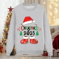 thumbnail image 2 of TTUHYWXI Matching Family Christmas Sweatshirts, Xmas Ugly Funny Jumper Long Sleeve Holiday Pullover Tops for Mom Dad Clothes (Grey-Dad, S), 2 of 5