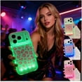 thumbnail image 1 of LED Bowknot Phone Case, Vibrant Built-in Light up Cases, Fashion Colorful Incoming Call Glowing Flash Light-Up Protective Cover for iPhone, Stylish Parties and Daily Use, 1 of 13