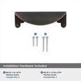 thumbnail image 3 of Amerock Inspirations 3 inch (76mm) Center-to-Center Oil-Rubbed Bronze Cabinet Cup Pull, 10 Pack, 3 of 4