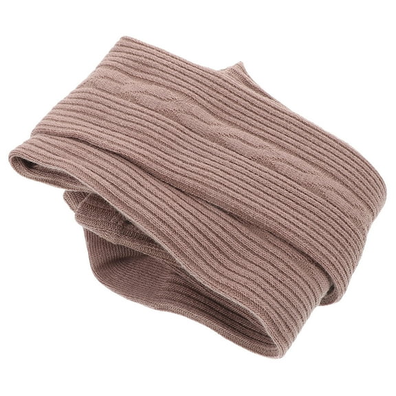 COMPUKAS 1 Pair Girls Warm Leggings in Coffee Cotton for Indoor and Outdoor Use 11.8x8.3x0.4in