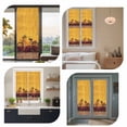 thumbnail image 7 of Bicycles Window Privacy Film, Farmhouse Vintage Vehicle Yellow Broken Walls Static Cling UV Sun Blocking Heat Control Window Tint Day and Night, Non-Adhesive One Way Privacy Cover 17.7''x78.7'', 7 of 7