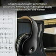 thumbnail image 6 of CXALSSY X3 Active Noise Cancelling Headphones, Over-Ear Headphones with Mic for Kids/Adults/Teen/School/TV, Gold, 6 of 6