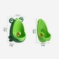 thumbnail image 3 of Frog Shape Hanging Baby Boy Standing Urinal, Portable Potty Trainer for Toddlers 8 Months-6 Years with Hanging Design, Cute Cartoon Safe Pp Material Encourages Independence, 3 of 9