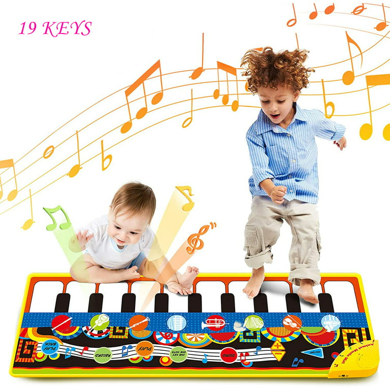Musical Piano Mat 19 Teclas Teclado piano Tocar Mat Kids Educação