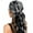 Black, variant on Xysaqa Silk Like Head Scarf, Women's 35" Satin Large Squared Hair Scarves and Wraps Headscarf for Sleeping