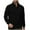 Black, variant on JIUKE Plus Size Mens Sweatshirts Quarter Zip Stand Collar Pullover Winter Fleece Sherpa Lined Outwear Tops