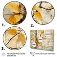 thumbnail image 4 of Designart "Beige and Yellow Birch Wood Forest Autumnal Palette I" Oversized Floral Framed Wall Art - Traditional Yellow Tree Birch Entryway Framed Wall Art, 4 of 7
