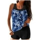 thumbnail image 2 of Karight Tankini Swimsuits for Women Two Piece Bathing Suits Blouson Tank Top with Boyshorts Tummy Control Modest Swimsuits, 2 of 5