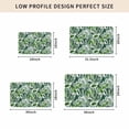 thumbnail image 4 of Tropical Door Mat Indoor Outdoor, Green Palm Leaf Summer Plant Non Slip Welcome Mat with Rubber Backing, Absorbent Fabric Front Door Mats Entryway Rug for Home Patio Entrance 20"x31.5", 4 of 8