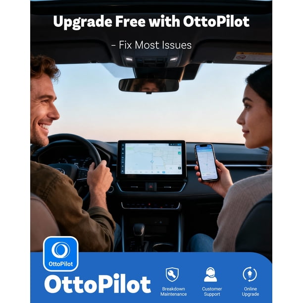 OTTOCAST 2026 Upgrade Mini Cube 3.0, 2-in-1 Wireless CarPlay