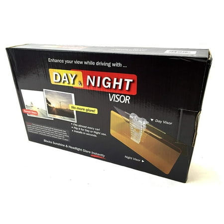 Spot Light Visor - Clearview HD Day and Night Anti Glare Visor - Beat Daylight Headlight Rainy Day GlareRetail Boxing