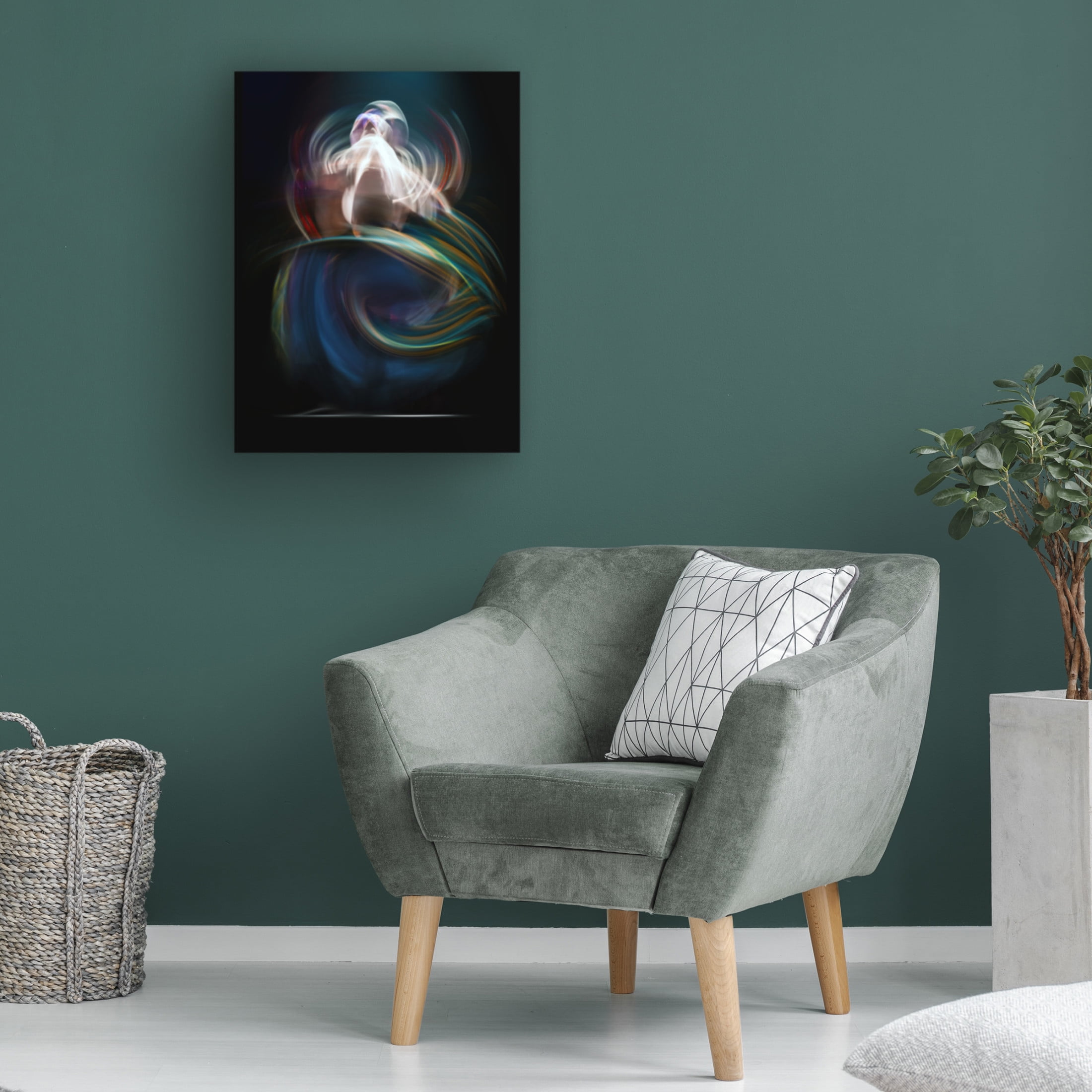 Trademark Fine Art Mohamed Shawki  Deep Breath Canvas Wall Art