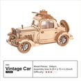 thumbnail image 3 of 3D Wooden Puzzle Car, DIY Model Kit for Building Vintage Car Crafts, Ideal Gift for Collection Enthusiasts, Fun Assembly Proje, 3 of 6