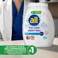 thumbnail image 4 of all free clear MIGHTY PACS Laundry Detergent Pacs, The Original, 120 ct with Scrub Sponge, 4 of 7