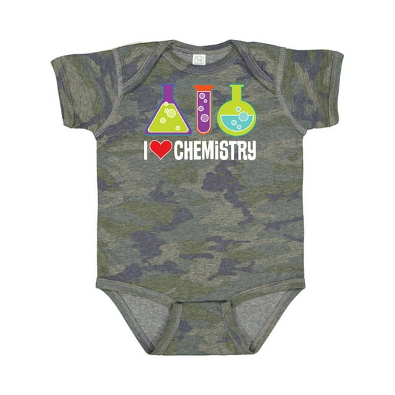 Inktastic I Love Chemistry Science Boys or Girls Baby Bodysuit