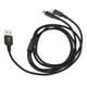 thumbnail image 4 of Línea de datos de cargador de cargador de cargador de cable USB de cable de carga doble, 4 of 5