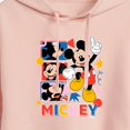 thumbnail image 3 of Disney - Mickey Tribute Panels  - Juniors Cropped Pullover Hoodie, 3 of 5
