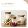 thumbnail image 2 of Raindrops  2 Pcs Storage Jar Airtight Jam Jars Flour Container Sugar with Lid, 2 of 8