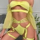 thumbnail image 5 of Lencería sexy de moda para mujer Ahueca hacia fuera la cinta Estilo agrupado Mangas de soplo Ropa interior sexy Tanga Traje de cinturón Fridja nalpqowj43071, 5 of 9