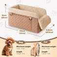thumbnail image 2 of Asiento para Perro QUMY para Perros Pequeños hasta 5 kg, Portátil en Color Caqui, 2 of 6