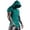 Dark Green, variant on Short Sleeved Basketball Sports Split Hoodie Appearance Suit Men Warm Up Shooting Sweat Wicking Quick Drying College Student V Neck T Shirts for Men Men Shirts Mens Tall A Shirts