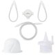 thumbnail image 1 of Accesorios para extractores de leche BabyBuddha, paquete triple de 10 piezas, 1 of 3