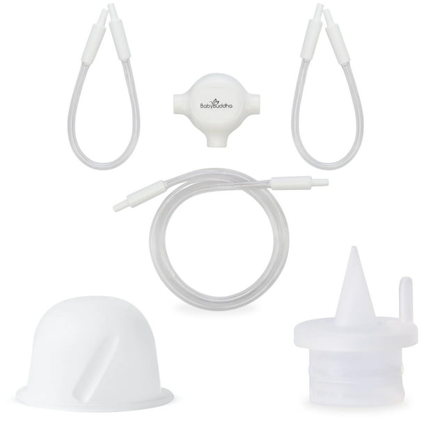Accesorios para extractores de leche BabyBuddha, paquete triple de 10 piezas