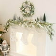 thumbnail image 5 of LmnLft Snow Flocked Christmas Garland White Cedar Garland Artificial Winter Frosted Holiday Garland for Mantel Door Xmas Tree Home Party Decoration, 5 of 5