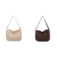 thumbnail image 1 of Bolso Hombro para Hombres Y Mujeres Mensajero Sólido Nailon Viajes () Blanco, 1 of 8