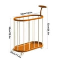 thumbnail image 3 of Sports Fitness Equipment Storage Rack Yoga Mat Storage Basket Home Basketball Storage Rack Badminton Racket Storage Cart, 3 of 6