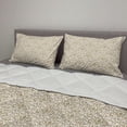 thumbnail image 2 of Baroque Comforter & Sham Bedding Set, Floral Pattern Medieval Style Vintage Royal Like Ornamental Deco Illustration, 3 pcs Duvet Set Microfiber Filling Quilt, 5 Sizes, Camel and White, by Ambesonne, 2 of 4