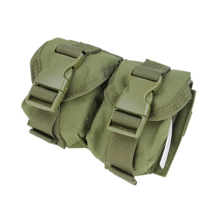 Flashbang Grenade Pouch - Double Frag Grenade Pouch Color- OD Green