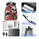 thumbnail image 4 of Fotbe Skull and Roses Mochila Ligera Casual para Laptop para Hombres y Mujeres, Mochila Impermeable de Uso Diario, Mochila para Universidad, 4 of 6