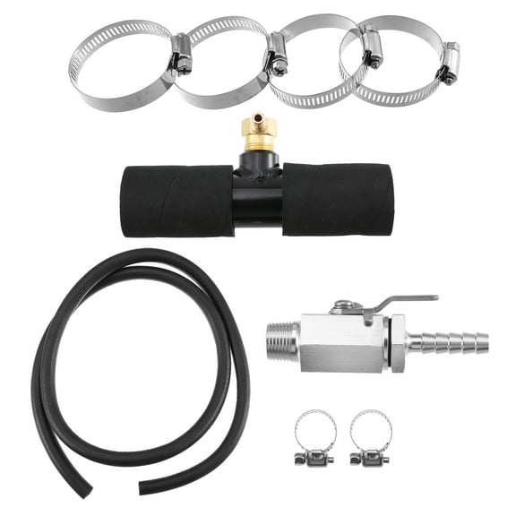 Unique Bargains 1 Set 11025 Auxiliary Fuel Tank Install with 1-1/2" Fill Line for Ford for Dodge for Chevy for GMC