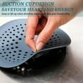 thumbnail image 5 of Shower Drain Hair Catcher Drain Cover Bathroom Tub with Suction Cup 5.9 Inches Silicone Sink Strainer Suit for Bathtub,, 5 of 10