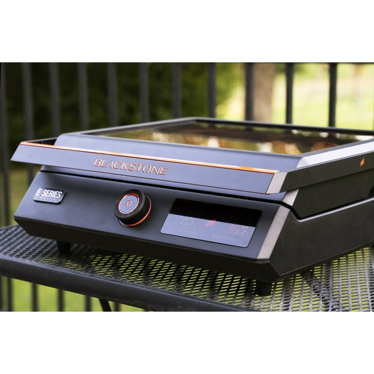 Blackstone E-Series 17″ Electric Tabletop Griddle with Hood - Mint Bliss  Decor