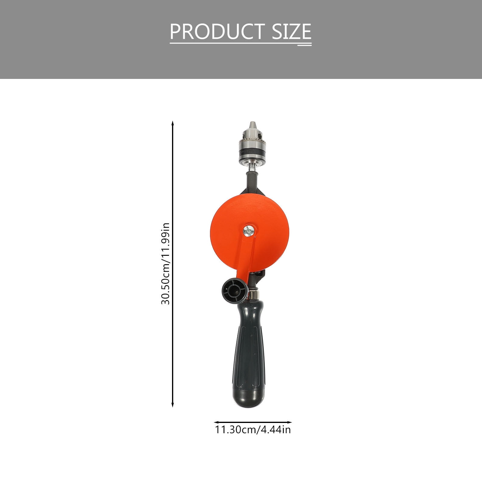 Raindrops 1 Set Hand Drill woodworking Drill 1/4-Inch Capacity Manual Drill with Drill Bit