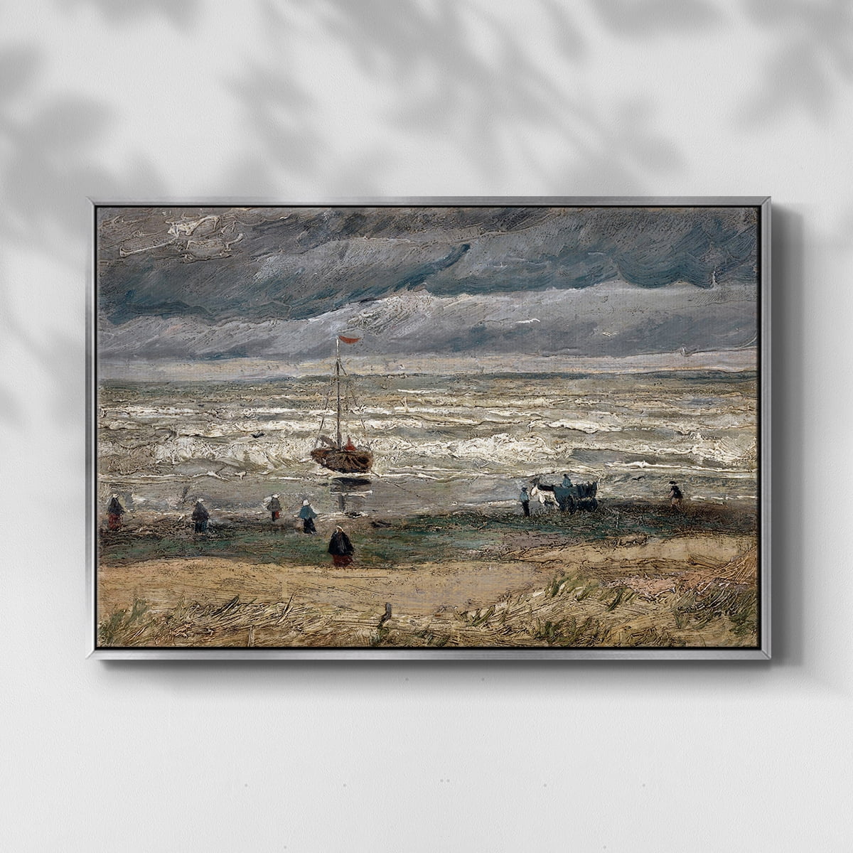 Vintage Landscape-CXXVII By Wexford Home Framed in Silver Wood Gallery Wrapped Canvas 27 in. x 41 in.
