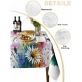 thumbnail image 2 of Hummingbird Table Cloth, Waterproof Tablecloth for Rectangle Tables, Spring Farmhouse Oil Painting Sunflowers Reusable Washable Fabric Table Cover for Restaurant Kitchen Dining Tables 60"x120", 2 of 9