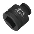 thumbnail image 3 of 4 Point Square Socket 1/2" Drive 1" 40CR Steel Square Impact Wheel Socket, 3 of 7