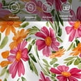 thumbnail image 5 of Pink Orange Floral Cloth Napkins, Spring Blossom Botanical Flowers Washable and Reusable Dinner Napkins Set of 6, Table Napkin for Kitchen Party Birthday Wedding Hotel Housewarming 20"x20", 5 of 8