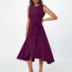 thumbnail image 4 of mfyjkho Vestidos de fiesta para mujer, Vestido camisero informal de manga corta con botones y solapa para mujer, de color liso, con cinturón y bolsillo Vestidos largos para mujer xl, 4 of 8