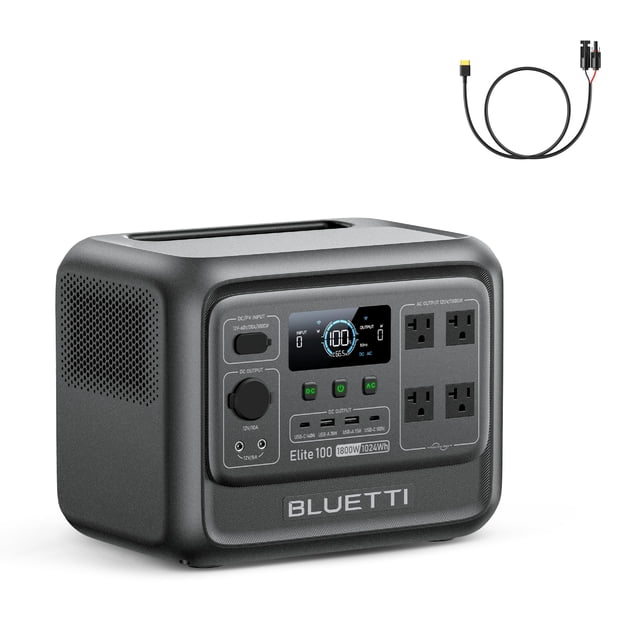 Estación de energía portátil BLUETTI Elite 100 V2 1024Wh 1800W