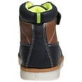 thumbnail image 3 of Beverly Hills Polo Club Toddler Boys Synthetic Hook and Loop Casual Boots, Navy Brown, Size: 5, 3 of 5