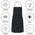 thumbnail image 6 of Pofeuu Constellation Print Aprons with Pockets, Cute Aprons for Kitchen, Cooking, Server, Barber, Chef Apron, 6 of 7