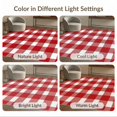 thumbnail image 7 of ODIKA 3'x5' Washable Throw Rug Red White Buffalo Plaid Welcome Festive Tartan Design with Big Check Motif for Entryway, Kitchen, Mudroom, Stain Resistant, Low Profile, Non-Slip, 7 of 7