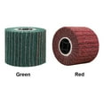 thumbnail image 3 of Tignapoo Nylon Abrasive Wheel for Stainless Steel Polishing, Non-Woven Fiber Flap Disc, 180# Green Grit, Durable Metal Surface Conditioning Tool, 3 of 5